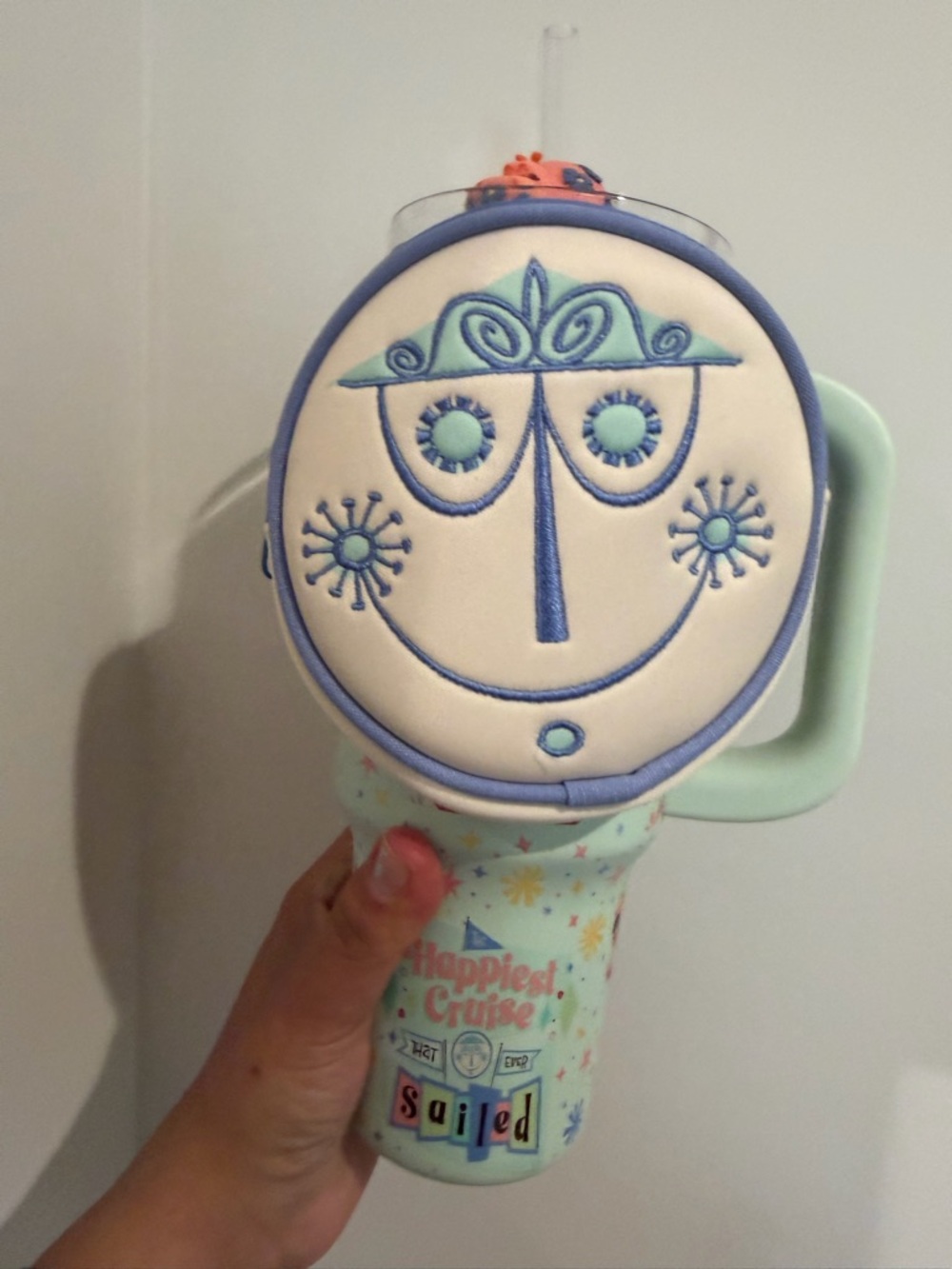Disney small world pocket pouch tumbler